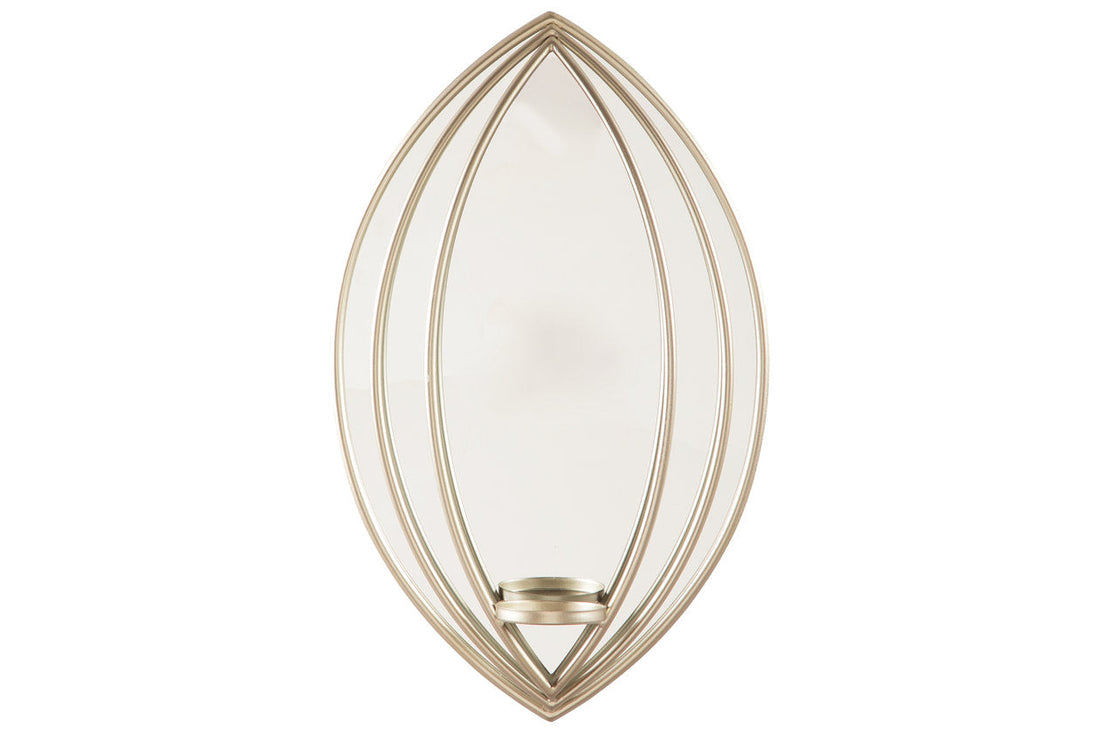 Donnica Silver Finish Wall Sconce - A8010154 - Bien Home Furniture &amp; Electronics