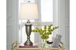 Doraley Antique Silver Finish Table Lamp, Set of 2 - L204414 - Bien Home Furniture & Electronics