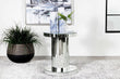 Dorielle Mirror Crystal Inlay Round Top Accent Table - 936125 - Bien Home Furniture & Electronics