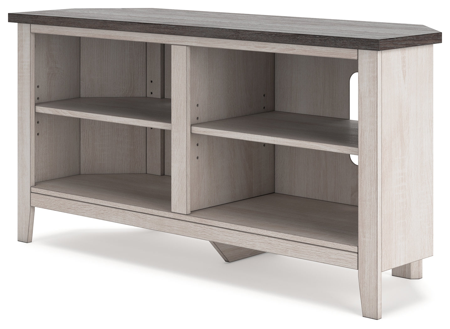 Dorrinson Two-tone Corner TV Stand - W287-46 - Bien Home Furniture & Electronics