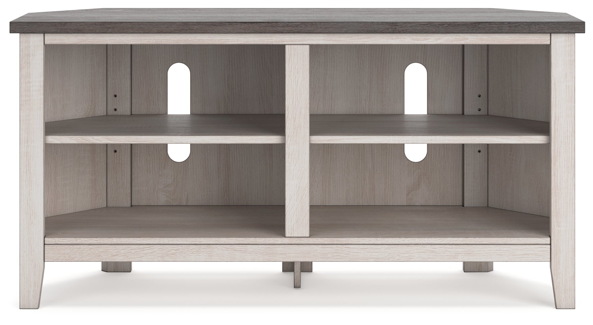 Dorrinson Two-tone Corner TV Stand - W287-46 - Bien Home Furniture & Electronics