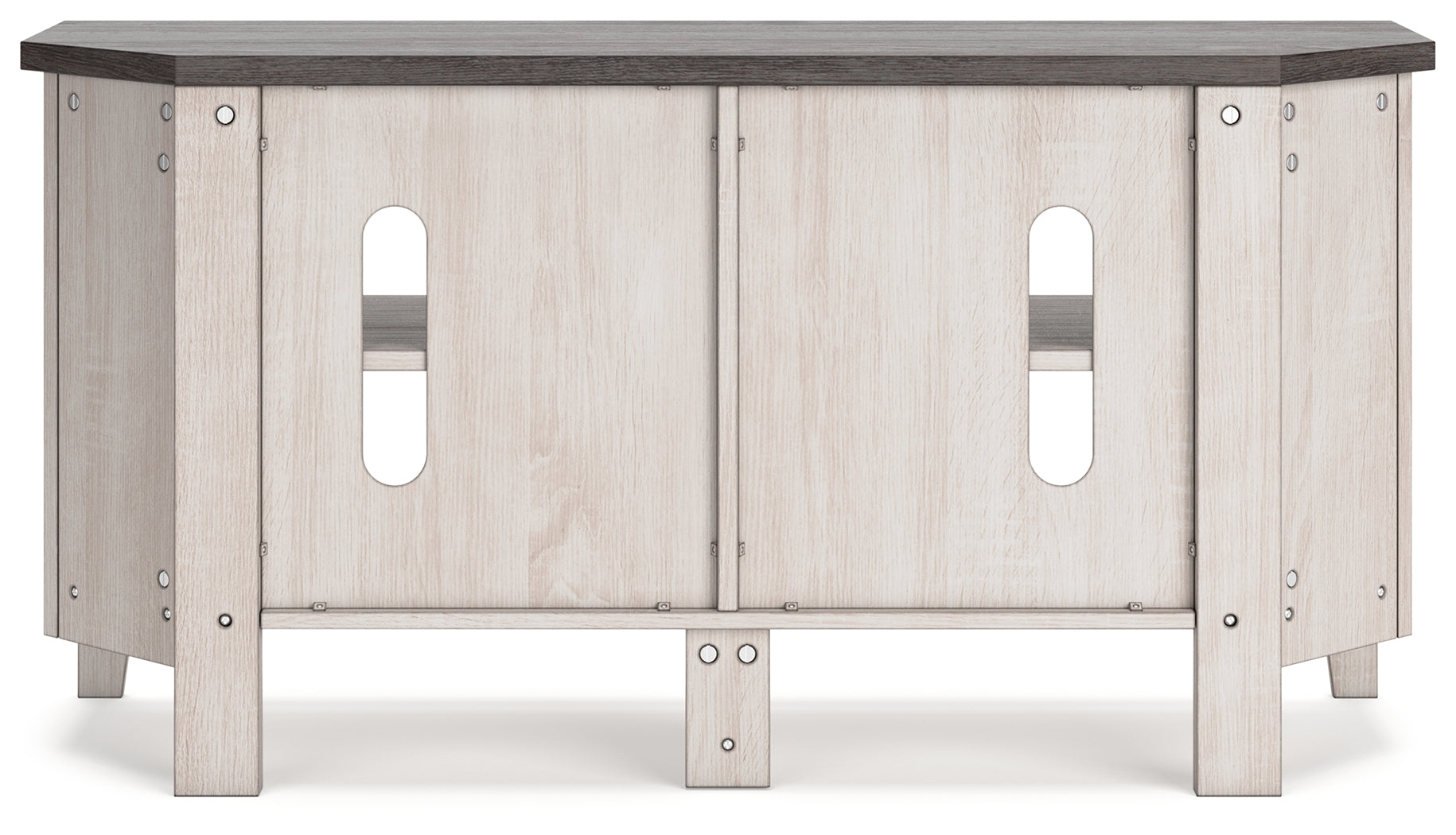 Dorrinson Two-tone Corner TV Stand - W287-46 - Bien Home Furniture & Electronics