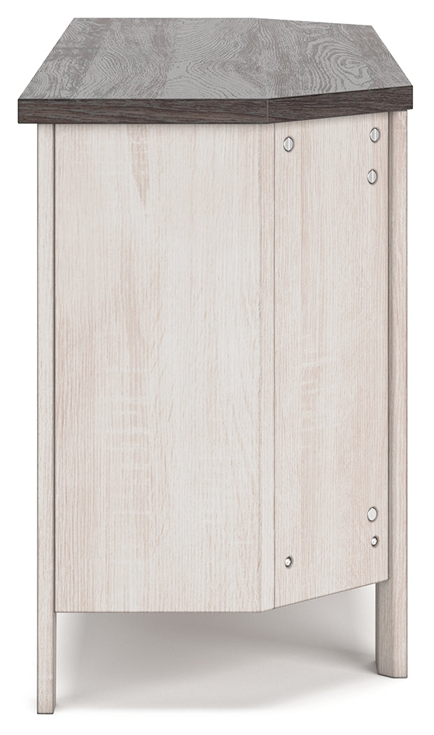 Dorrinson Two-tone Corner TV Stand - W287-46 - Bien Home Furniture & Electronics