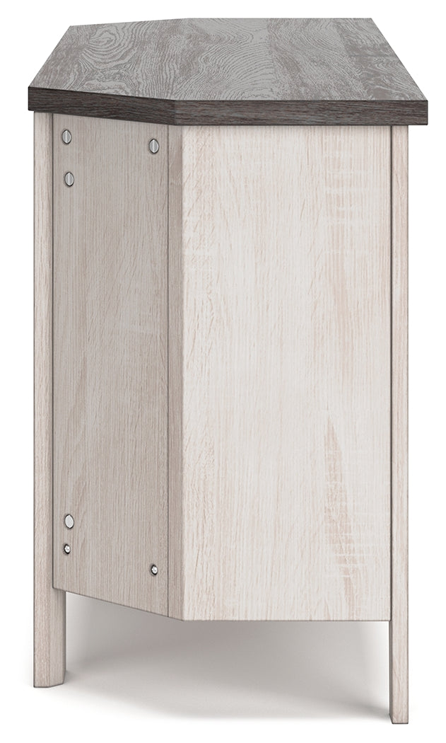 Dorrinson Two-tone Corner TV Stand - W287-46 - Bien Home Furniture & Electronics