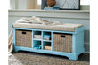 Dowdy Teal Storage Bench - A3000121 - Bien Home Furniture & Electronics