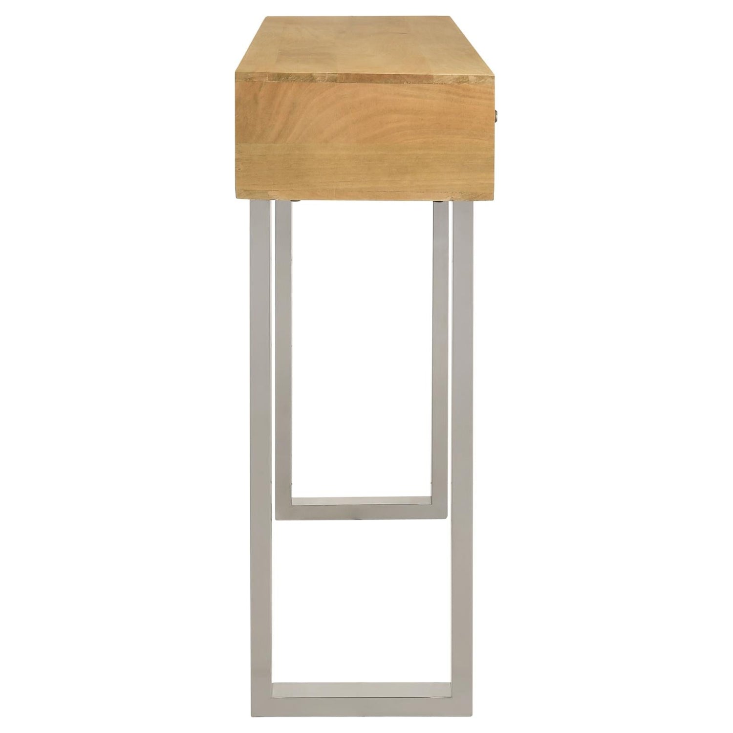 Draco Natural Console Table with Hand Carved Drawers - 953512 - Bien Home Furniture & Electronics