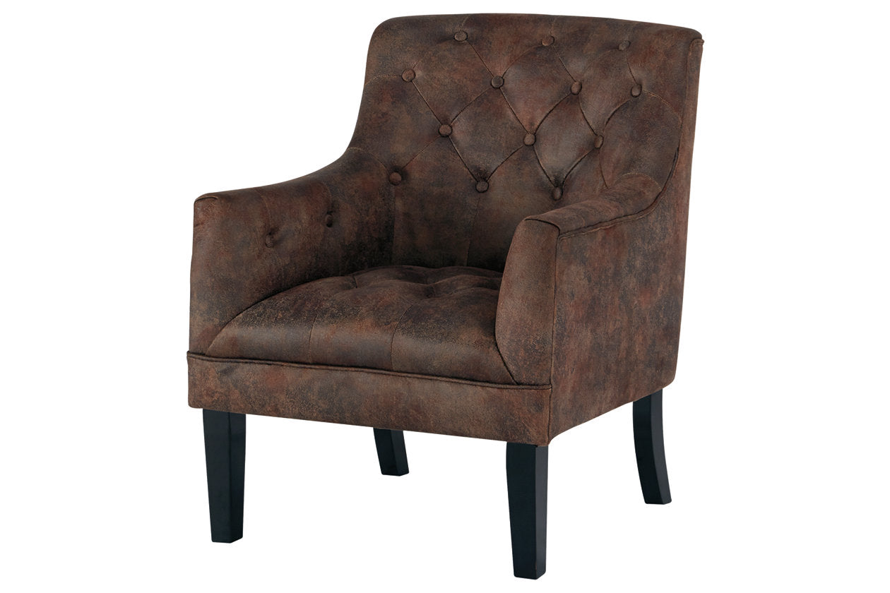 Drakelle Mahogany Accent Chair - A3000051 - Bien Home Furniture & Electronics