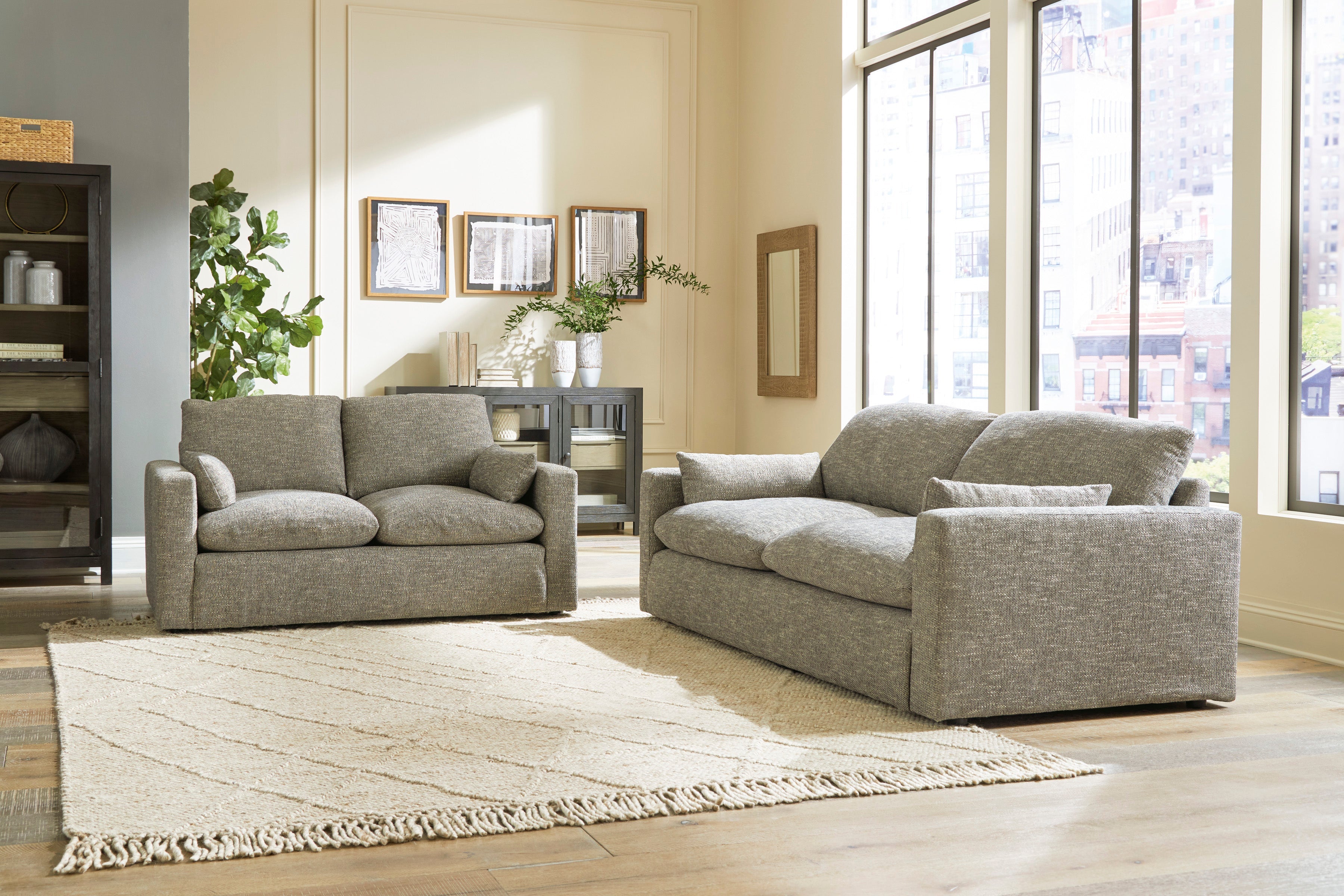 Dramatic Granite Living Room Set - SET | 1170238 | 1170235 - Bien Home Furniture & Electronics