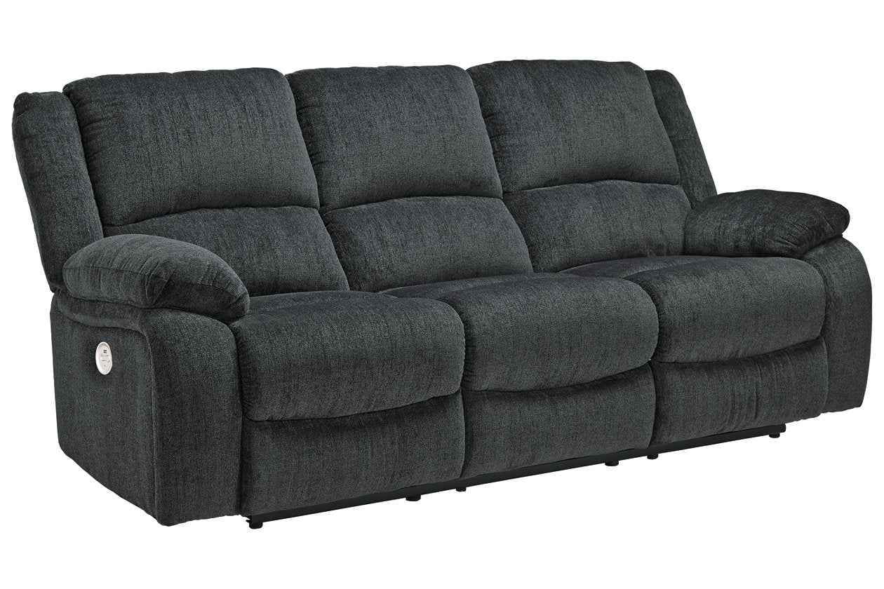 Draycoll Slate Power Reclining Sofa - 7650487 - Bien Home Furniture & Electronics