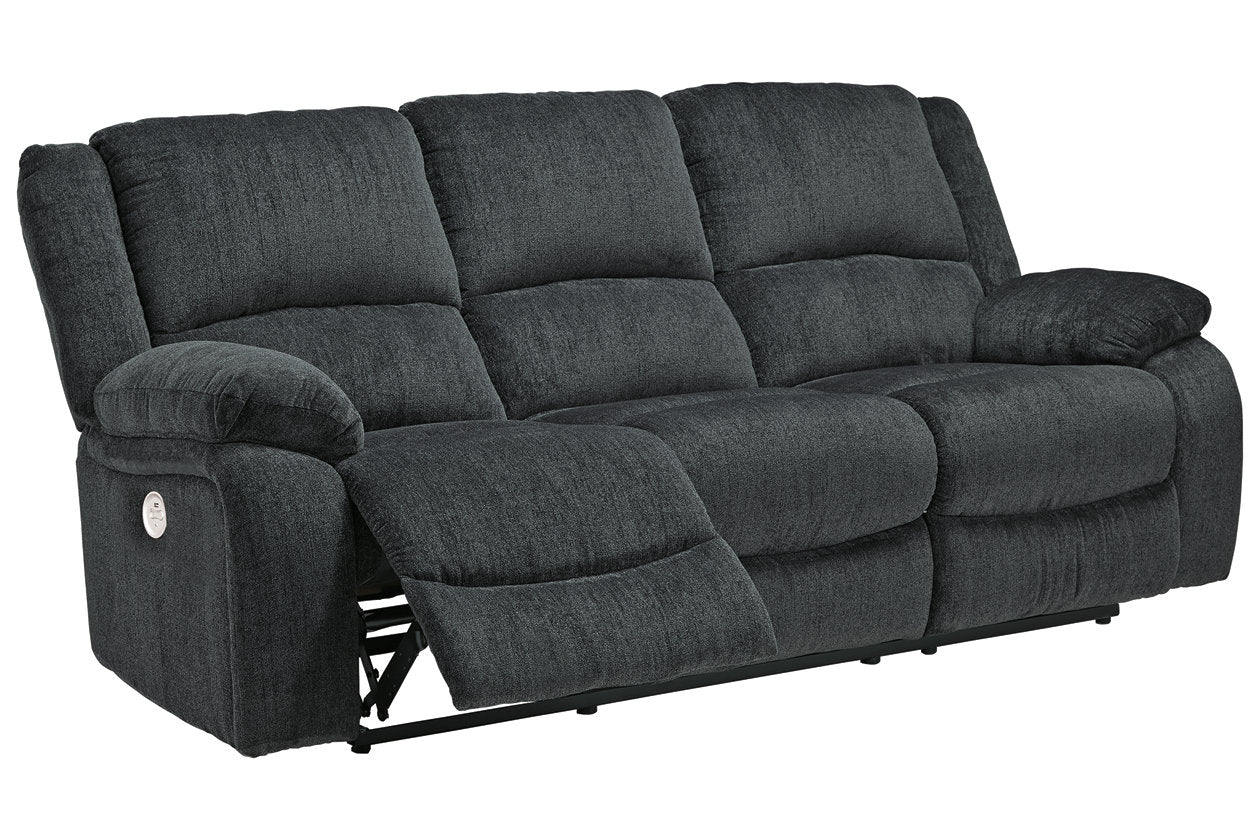 Draycoll Slate Power Reclining Sofa - 7650487 - Bien Home Furniture & Electronics