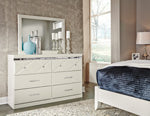 Dreamur Champagne Bedroom Mirror (Mirror Only) - B351-36 - Bien Home Furniture & Electronics