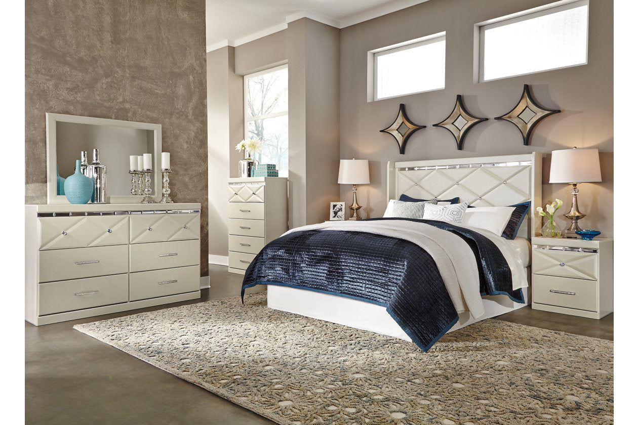 Dreamur Champagne Queen Panel Headboard - B351-57 - Bien Home Furniture & Electronics
