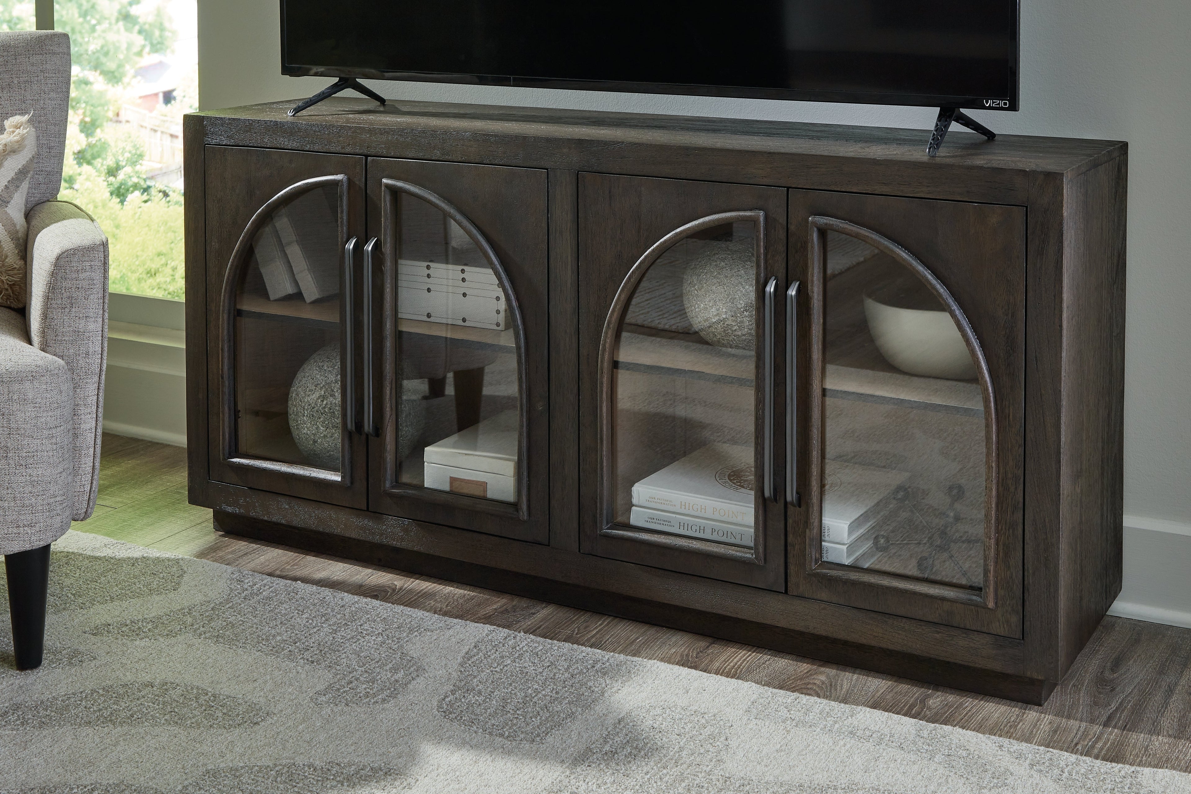 Dreley Grayish Brown Accent Cabinet - A4000586 - Bien Home Furniture & Electronics