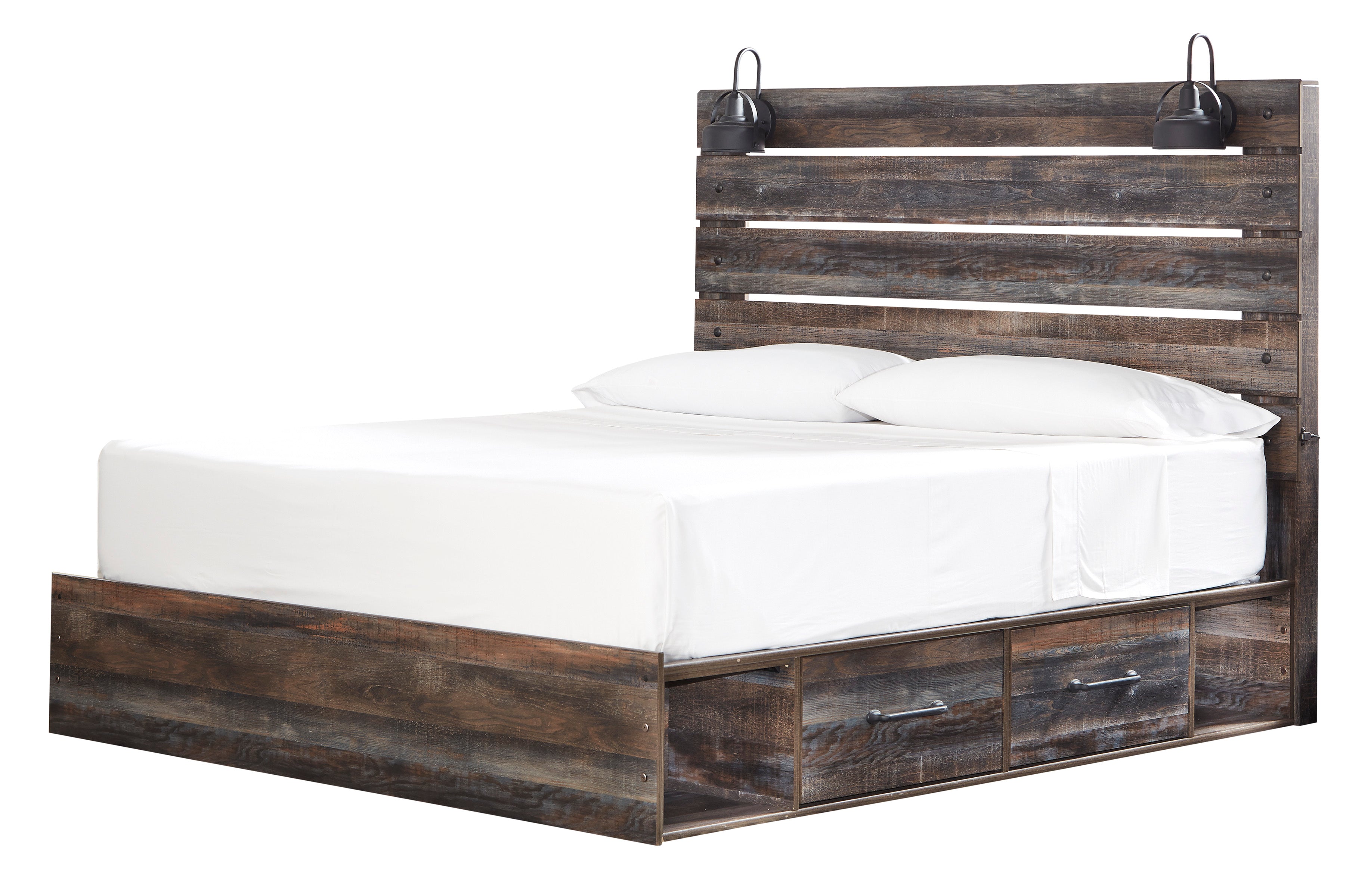 Drystan Multi Double Side Storage Platform Bedroom Set - SET | B211-54 | B211-57 | B211-60(2) | B211-31 | B211-36 | B100-13 - Bien Home Furniture & Electronics