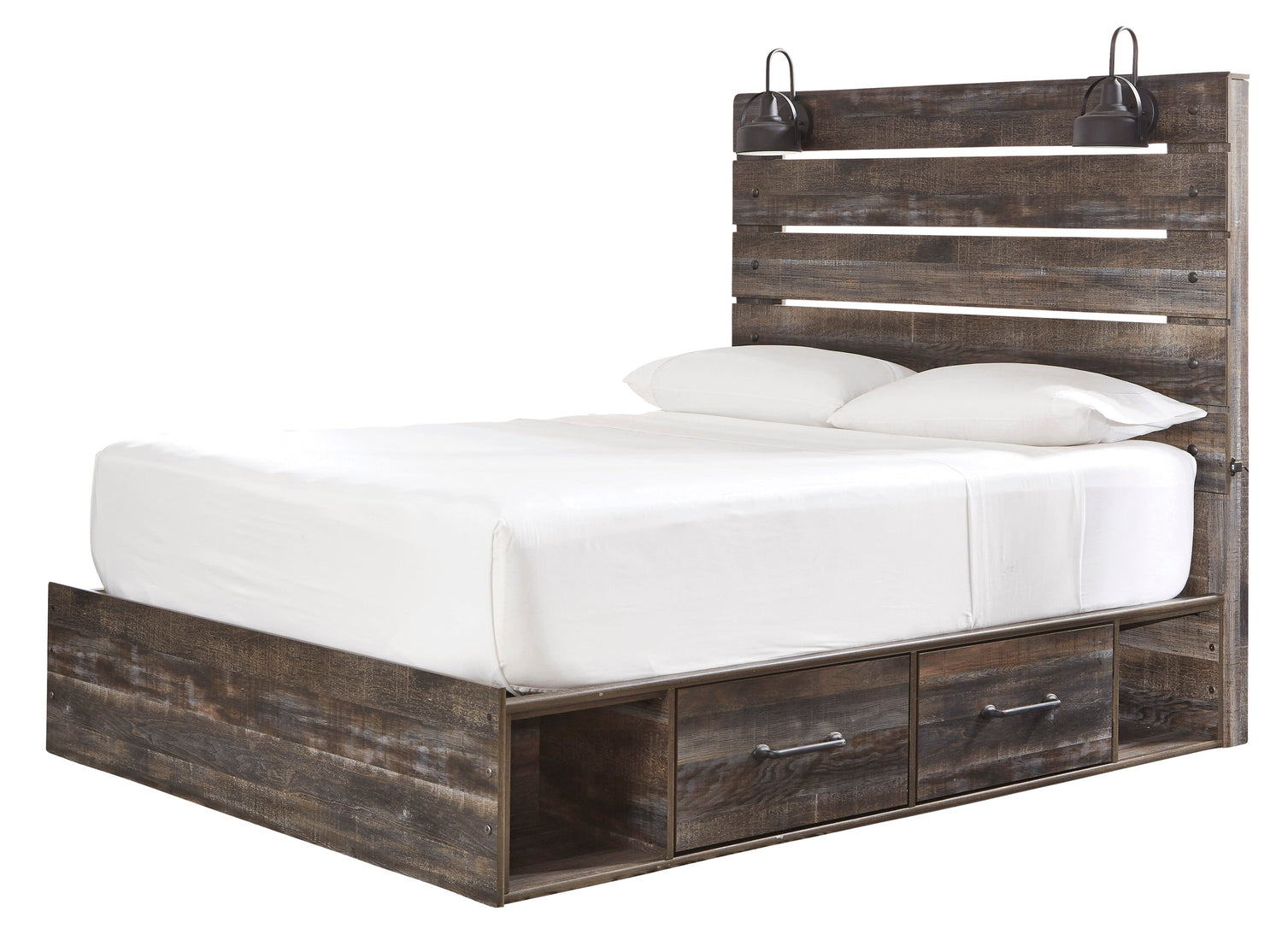 Drystan Multi Double Side Storage Platform Bedroom Set - SET | B211-54 | B211-57 | B211-60(2) | B211-31 | B211-36 | B100-13 - Bien Home Furniture & Electronics