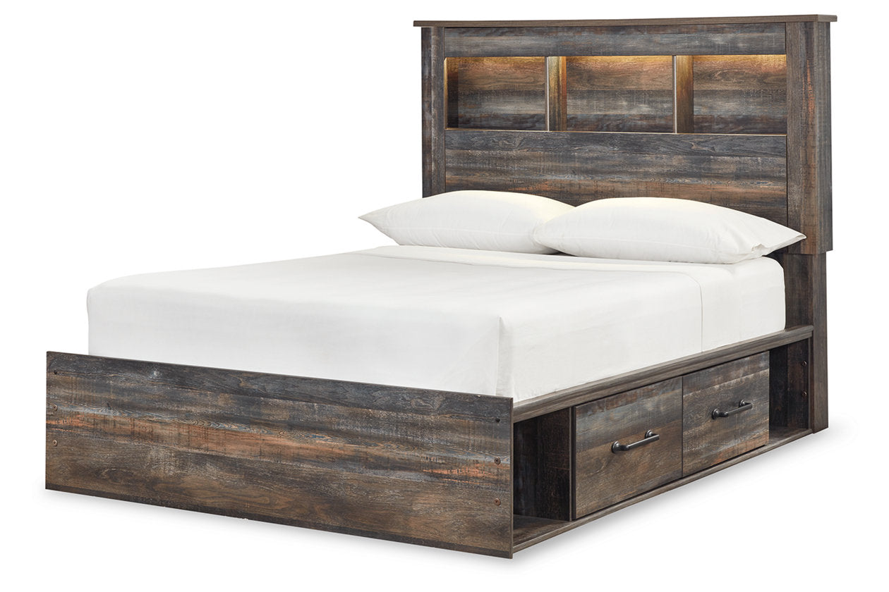 Drystan Multi Full Bookcase Bed with 2 Storage Drawers - SET | B100-12 | B211-150 | B211-84 | B211-85 - Bien Home Furniture & Electronics