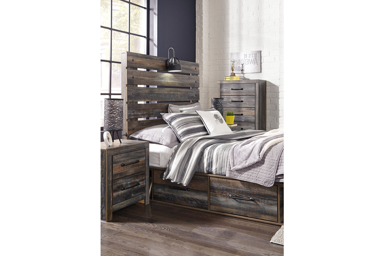 Drystan Multi Full Panel Bed with 2 Storage Drawers - SET | B100-12 | B211-150 | B211-84 | B211-87 - Bien Home Furniture & Electronics