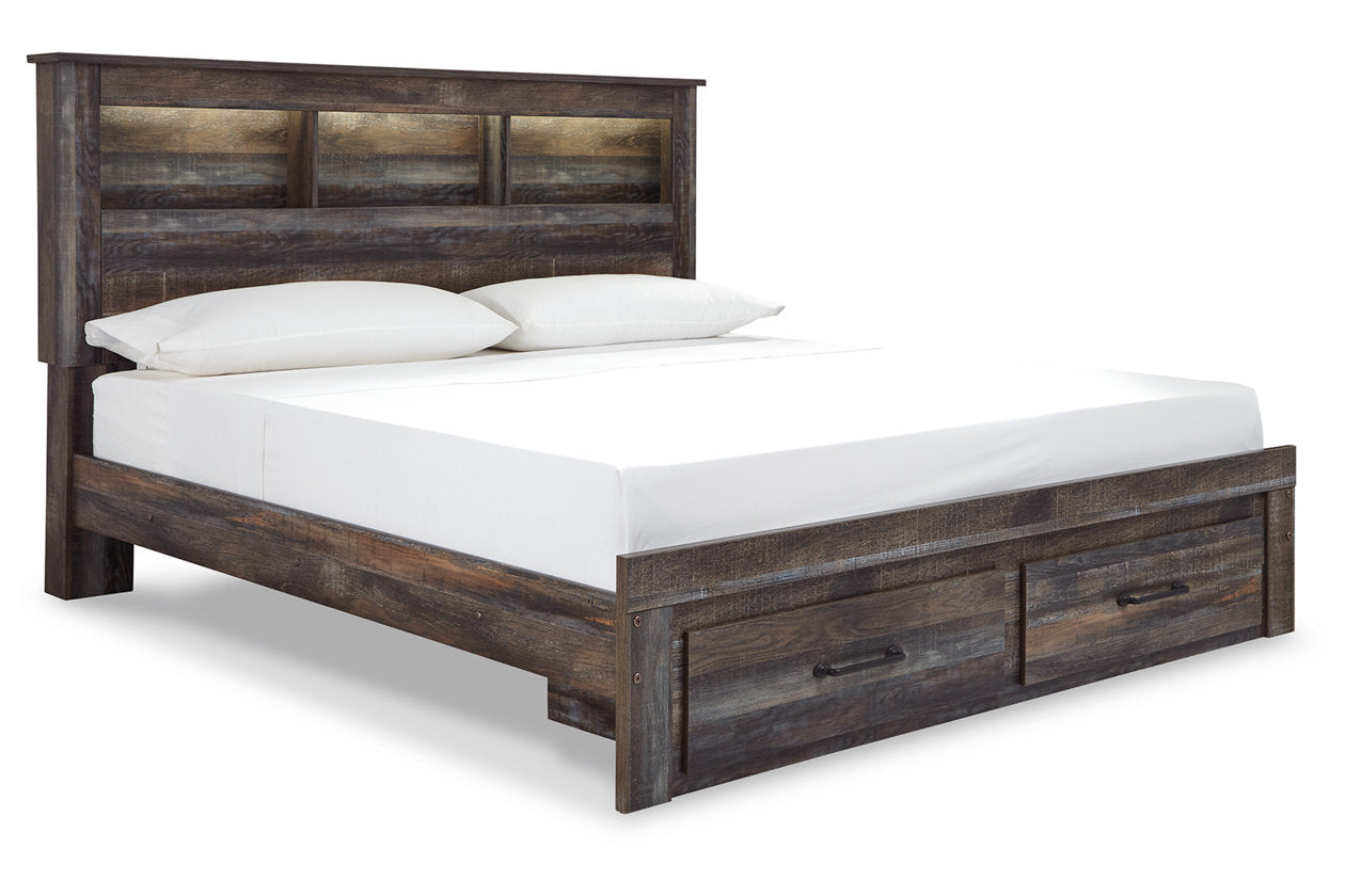 Drystan Multi King Bookcase Bed with 2 Storage Drawers - SET | B211-56S | B211-69 | B211-97 - Bien Home Furniture & Electronics