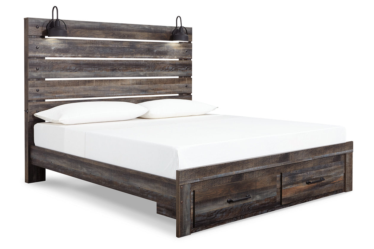 Drystan Multi King Panel Bed with Storage - SET | B211-58 | B211-97 | B211-56S - Bien Home Furniture & Electronics