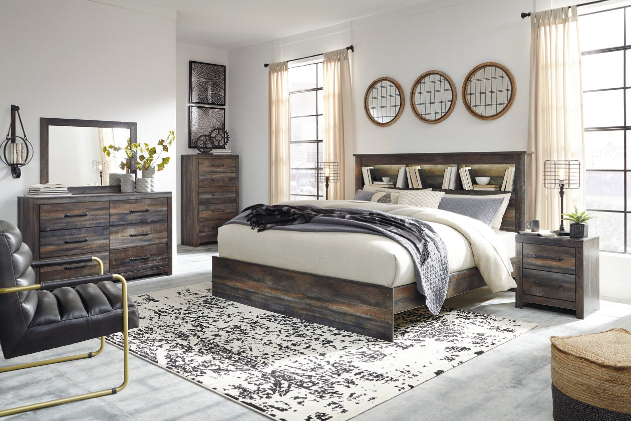 Drystan Multi King Panel Bookcase Bed - SET | B211-56 | B211-69 | B211-97 - Bien Home Furniture & Electronics