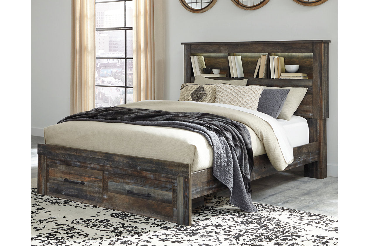 Drystan Multi Queen Bookcase Bed with 2 Storage Drawers - SET | B211-96 | B211-54S | B211-65 - Bien Home Furniture & Electronics