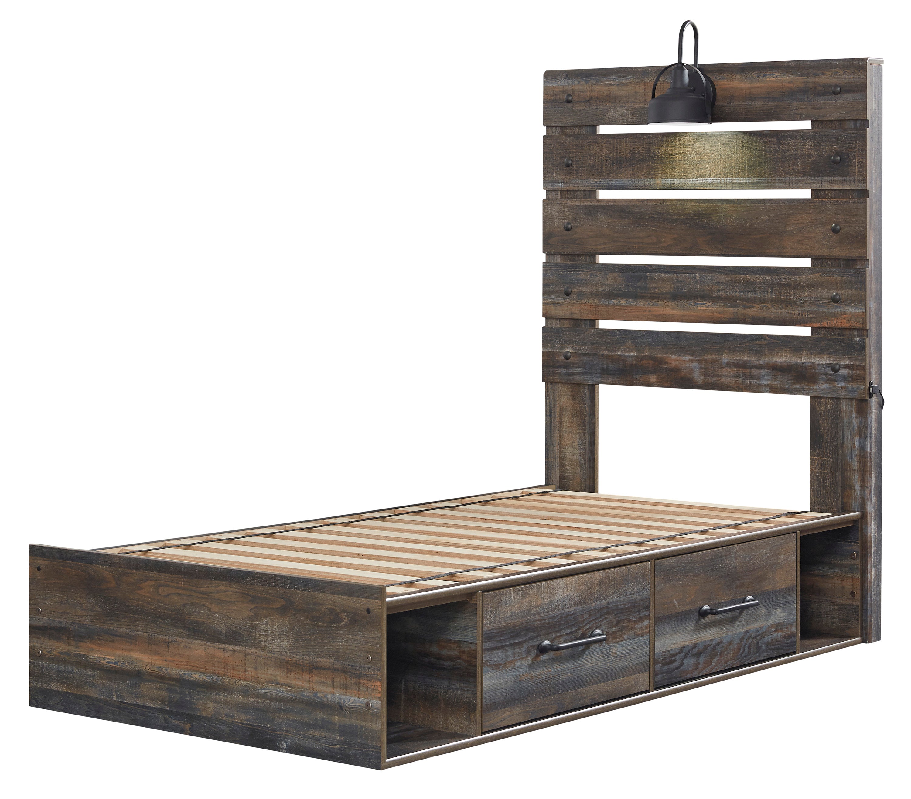 Drystan Multi Side Storage Platform Youth Bedroom Set - SET | B211-52 | B211-53 | B211-150 | B211-92 | B211-46 | B100-11 - Bien Home Furniture & Electronics