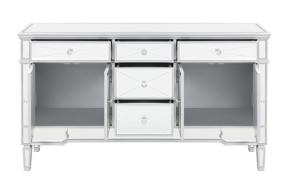 Duchess Silver 5-Drawer Accent Cabinet - 950849 - Bien Home Furniture & Electronics