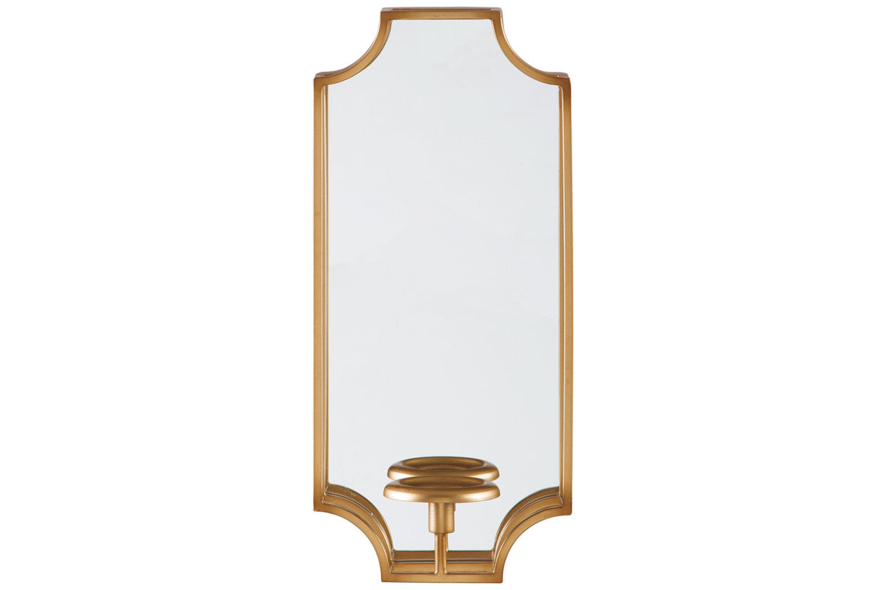 Dumi Gold Finish Wall Sconce - A8010153 - Bien Home Furniture & Electronics