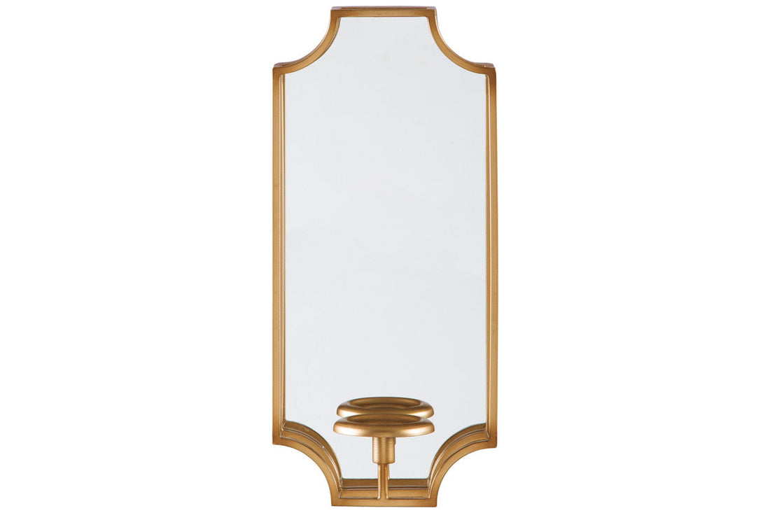 Dumi Gold Finish Wall Sconce - A8010153 - Bien Home Furniture &amp; Electronics