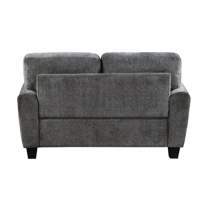 Duncan Gray Loveseat - 9214GY-2 - Bien Home Furniture &amp; Electronics