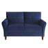 Dunleith Blue Velvet Loveseat - 9348BUE-2 - Bien Home Furniture & Electronics