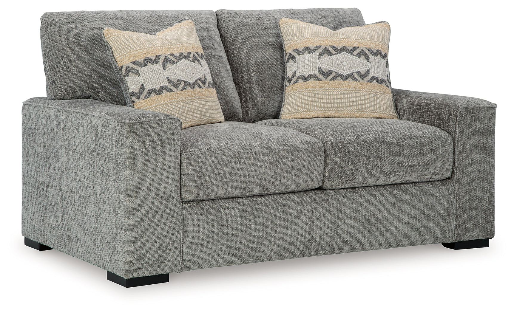 Dunmor Graphite Loveseat - 2490435 - Bien Home Furniture &amp; Electronics