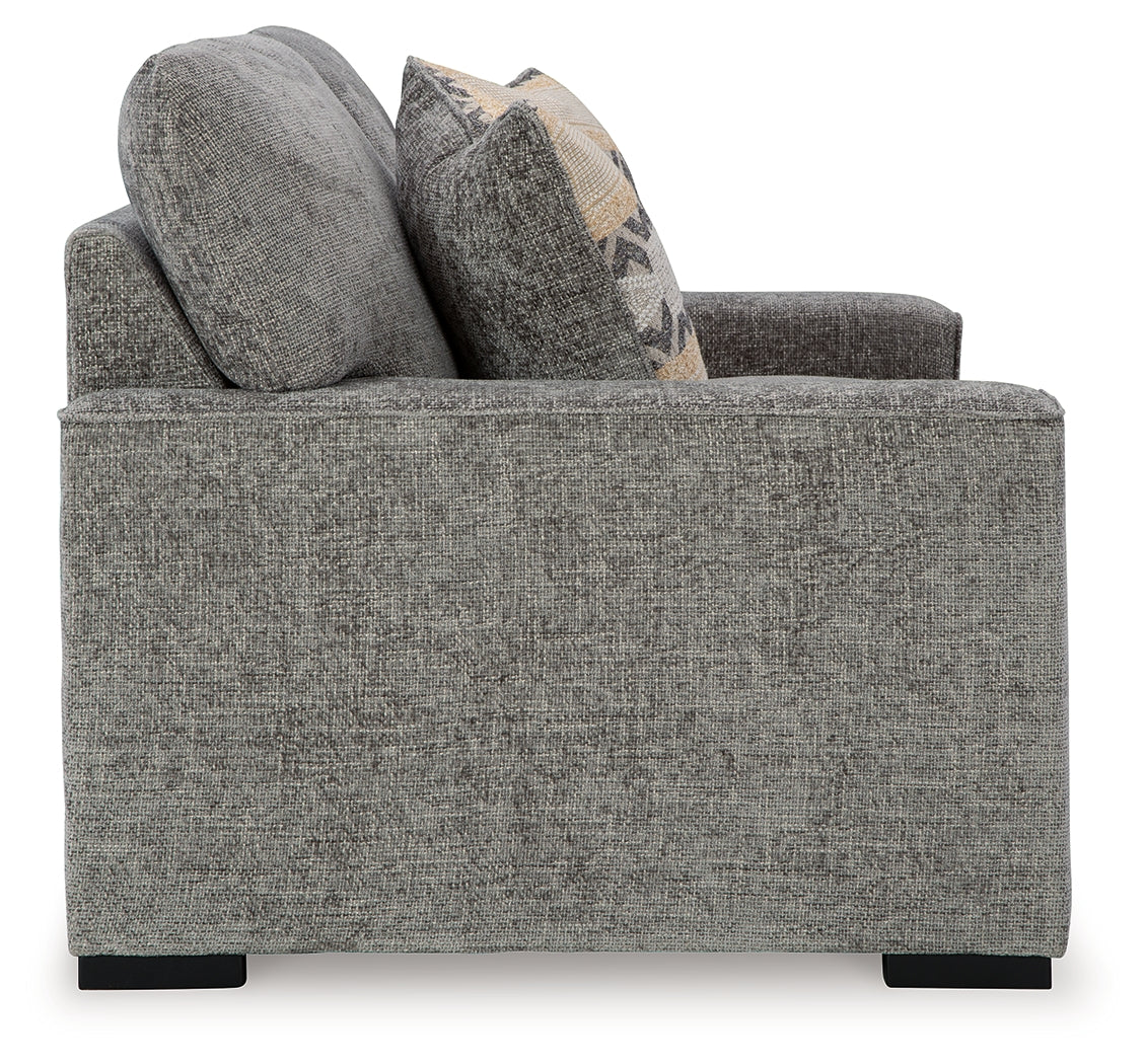 Dunmor Graphite Loveseat - 2490435 - Bien Home Furniture & Electronics