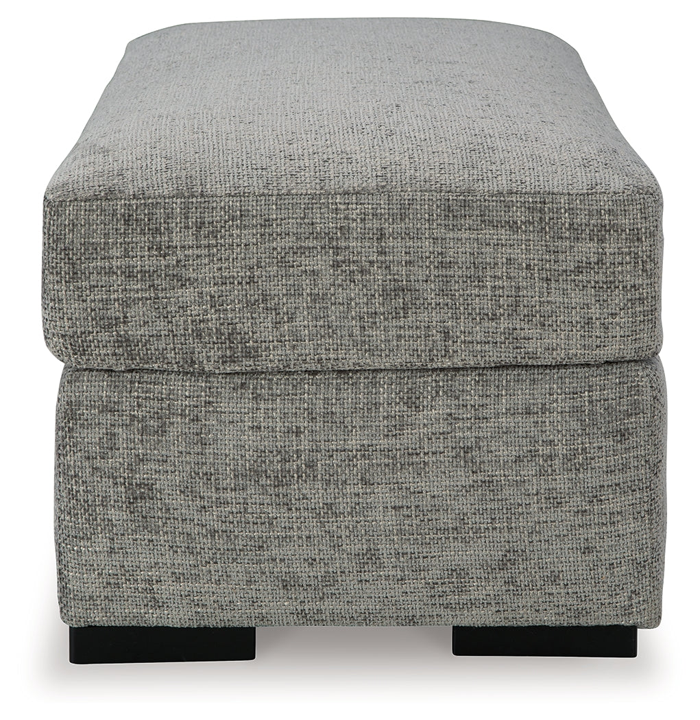 Dunmor Graphite Ottoman - 2490414 - Bien Home Furniture &amp; Electronics