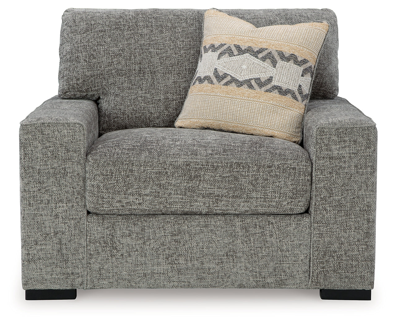 Dunmor Graphite Oversized Chair - 2490423 - Bien Home Furniture &amp; Electronics