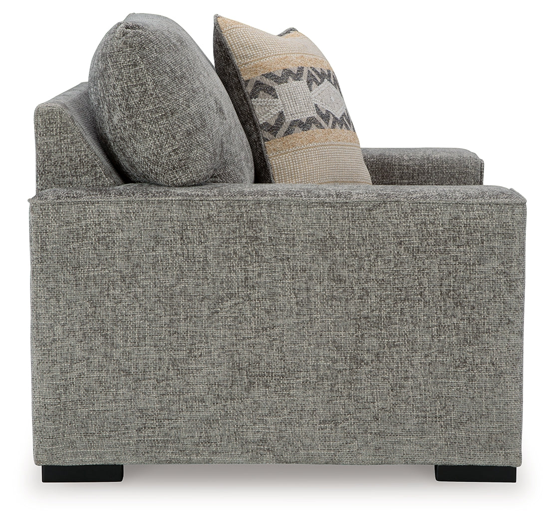 Dunmor Graphite Oversized Chair - 2490423 - Bien Home Furniture & Electronics