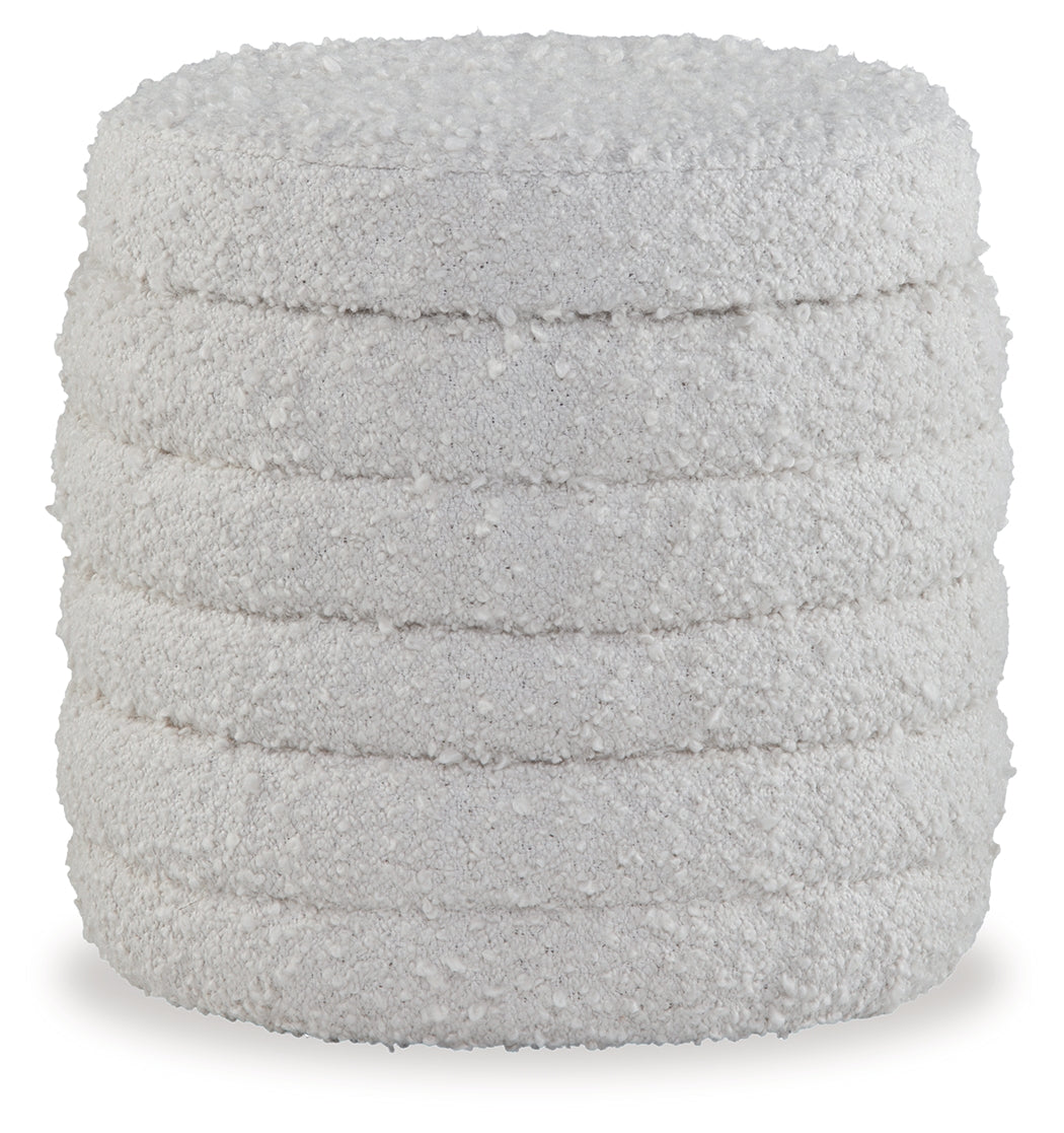 Duntler Ivory Storage Ottoman - A3000678 - Bien Home Furniture & Electronics