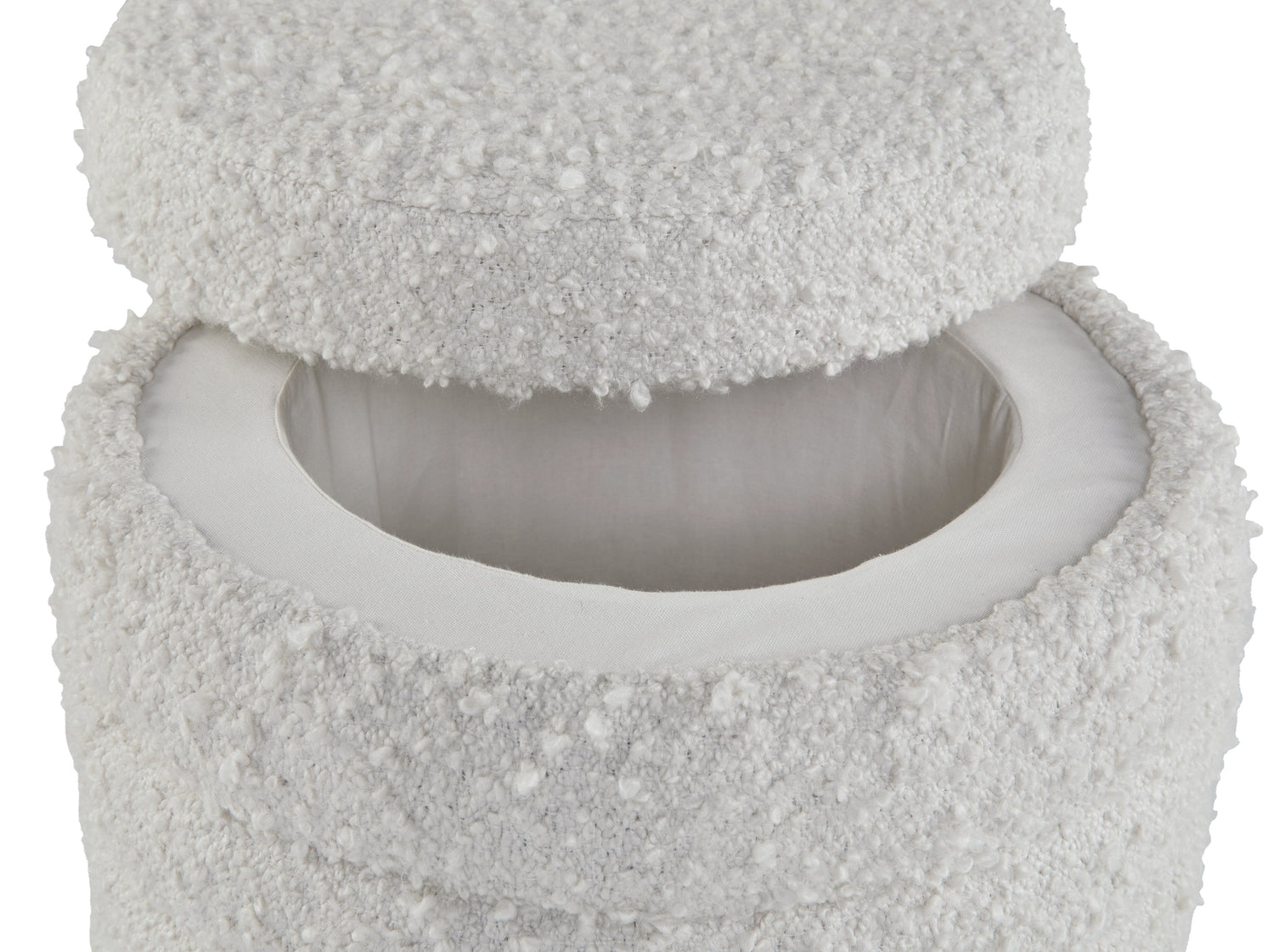 Duntler Ivory Storage Ottoman - A3000678 - Bien Home Furniture & Electronics