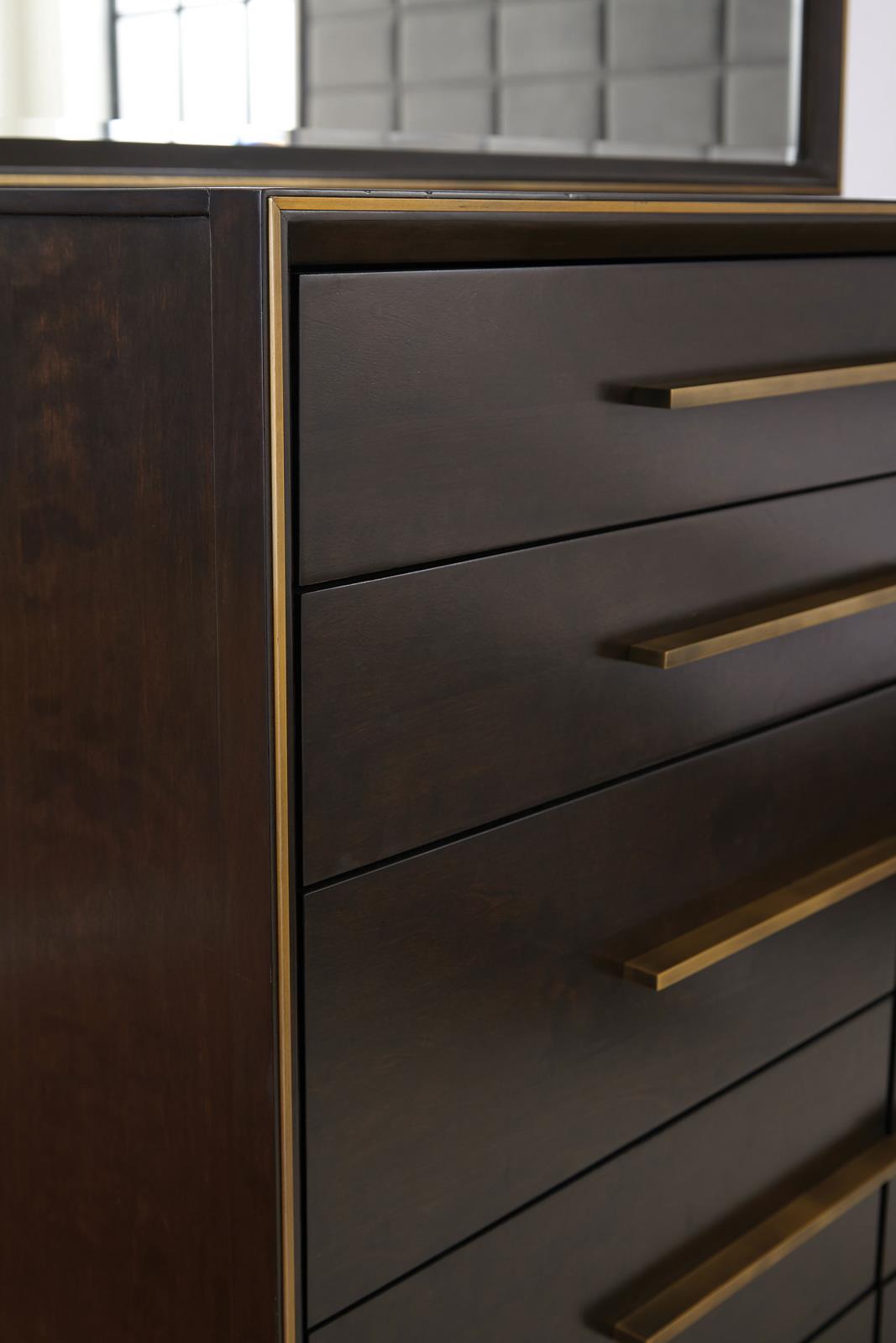 Durango 8-drawer Dresser with Mirror Smoked Peppercorn - 223263M - Bien Home Furniture & Electronics