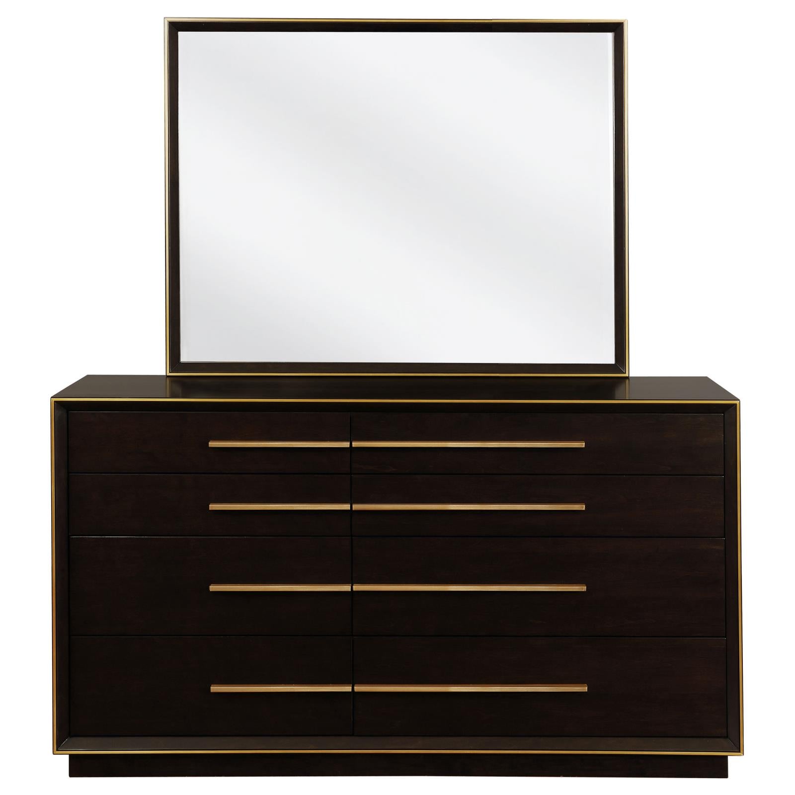 Durango 8-drawer Dresser with Mirror Smoked Peppercorn - 223263M - Bien Home Furniture & Electronics