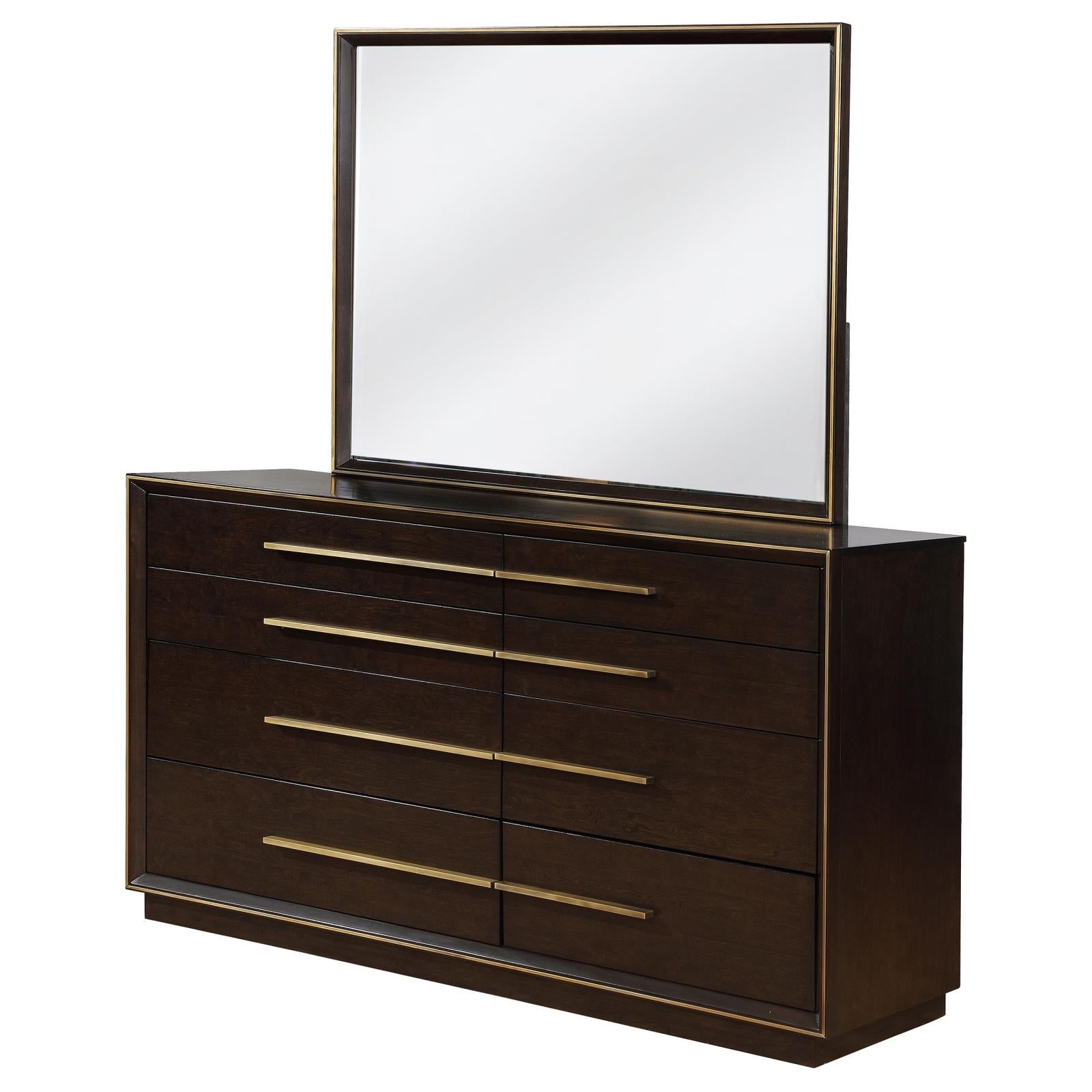 Durango 8-drawer Dresser with Mirror Smoked Peppercorn - 223263M - Bien Home Furniture & Electronics