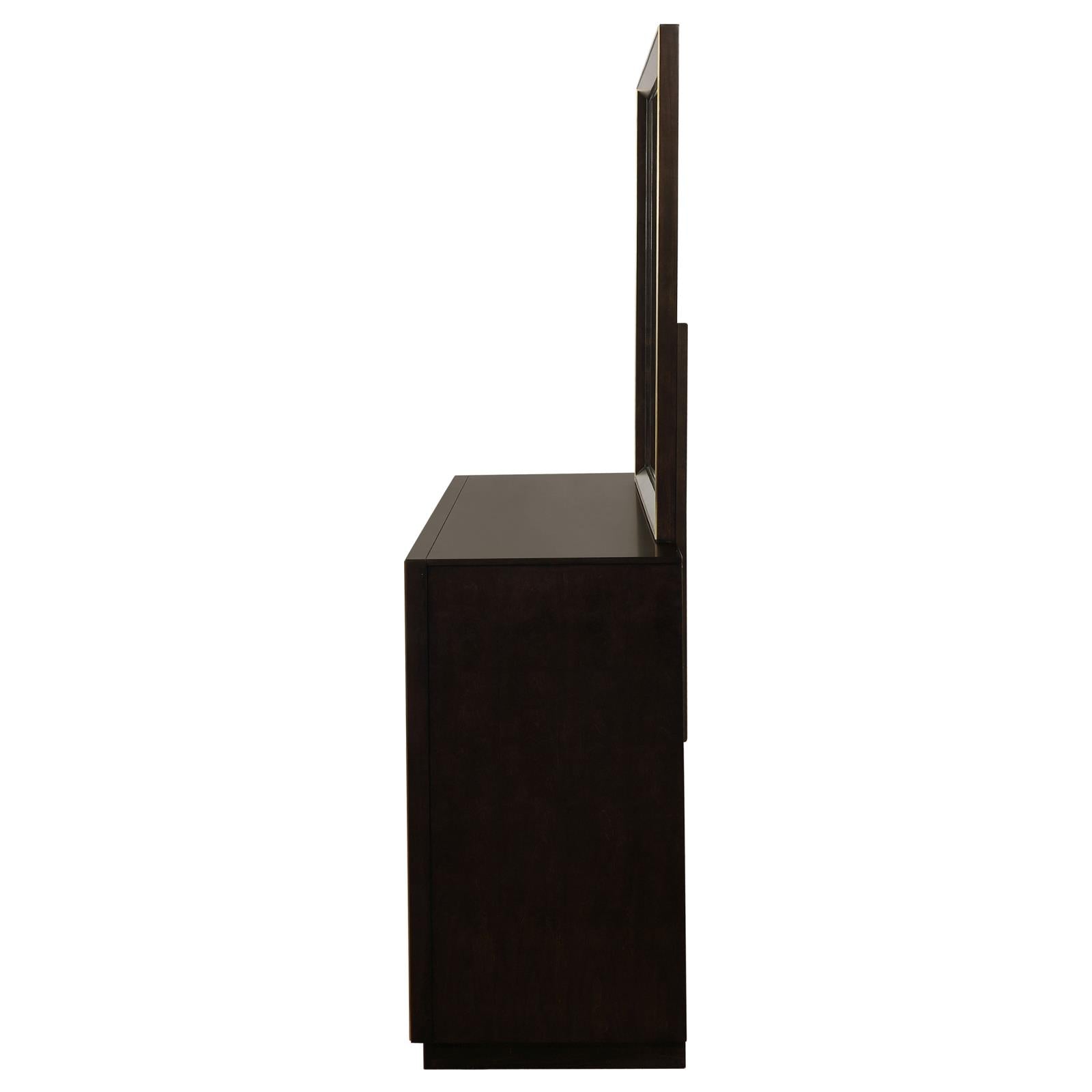 Durango 8-drawer Dresser with Mirror Smoked Peppercorn - 223263M - Bien Home Furniture & Electronics