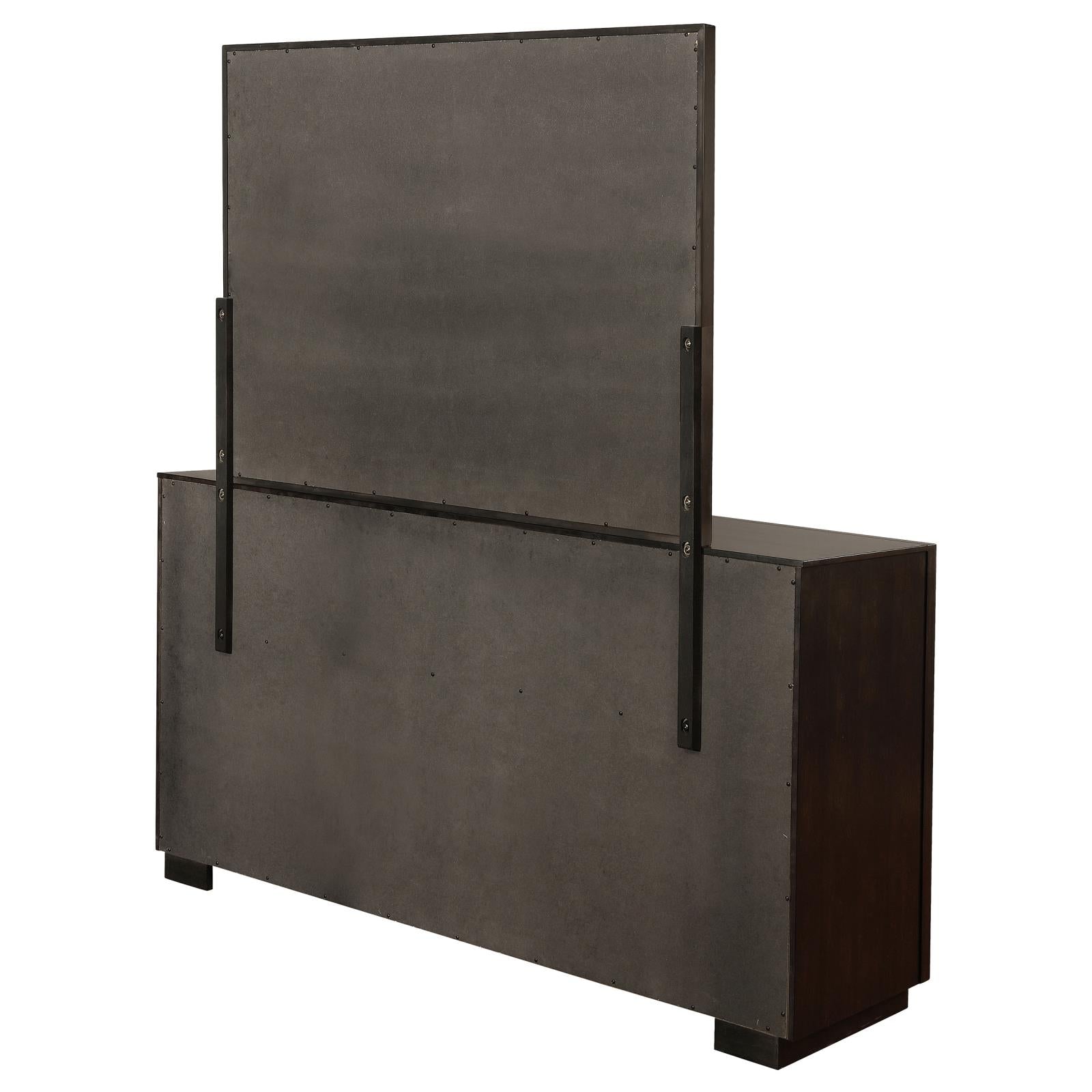 Durango 8-drawer Dresser with Mirror Smoked Peppercorn - 223263M - Bien Home Furniture & Electronics
