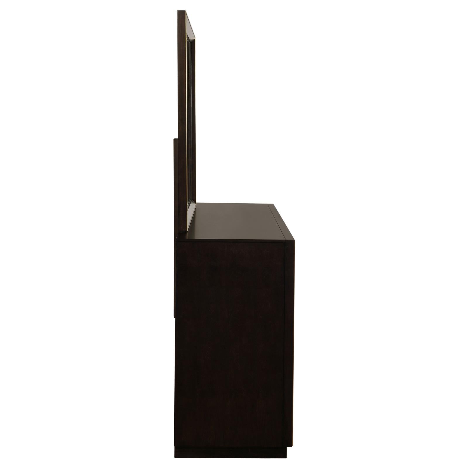 Durango 8-drawer Dresser with Mirror Smoked Peppercorn - 223263M - Bien Home Furniture & Electronics
