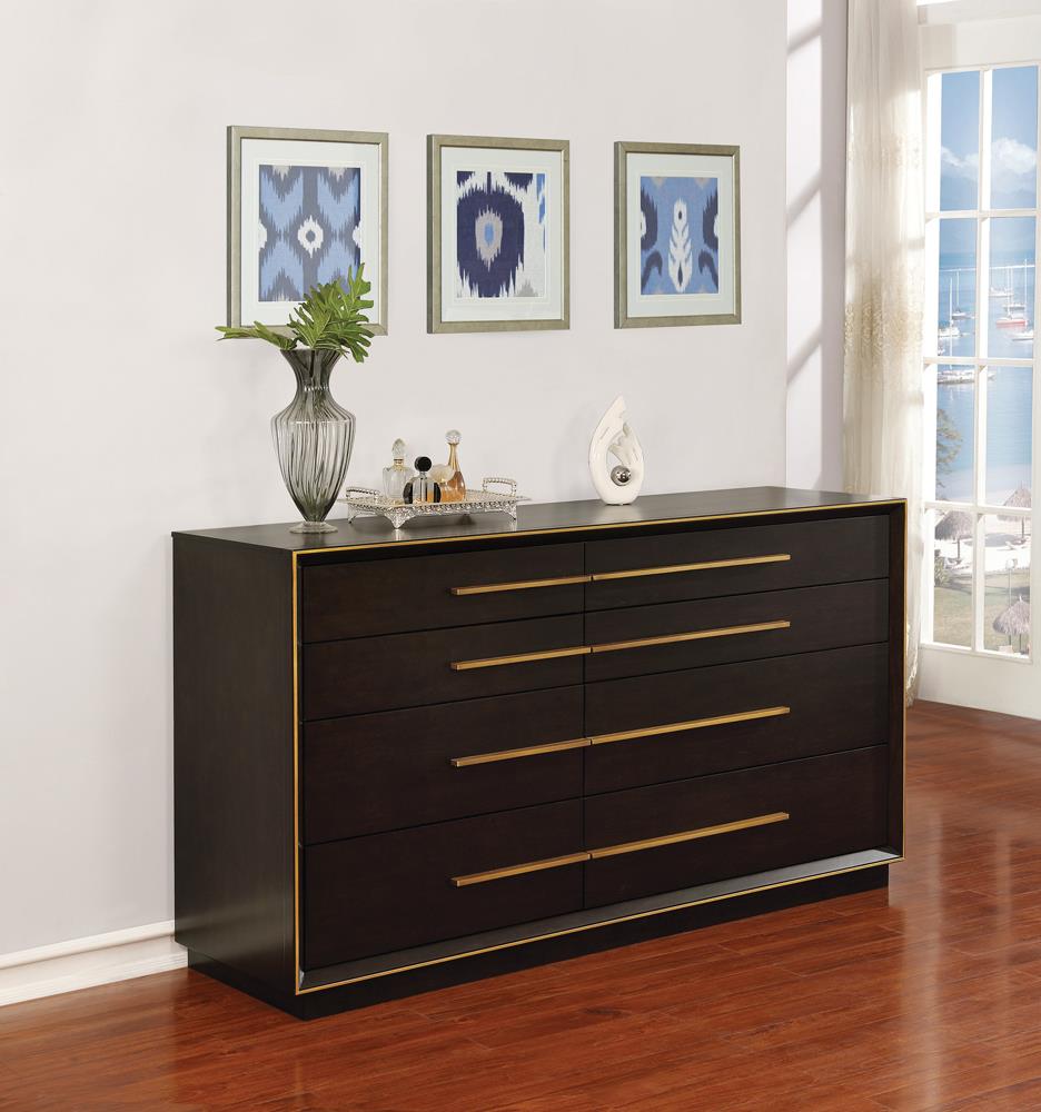 Durango Smoked Peppercorn 8-Drawer Dresser - 223263 - Bien Home Furniture & Electronics