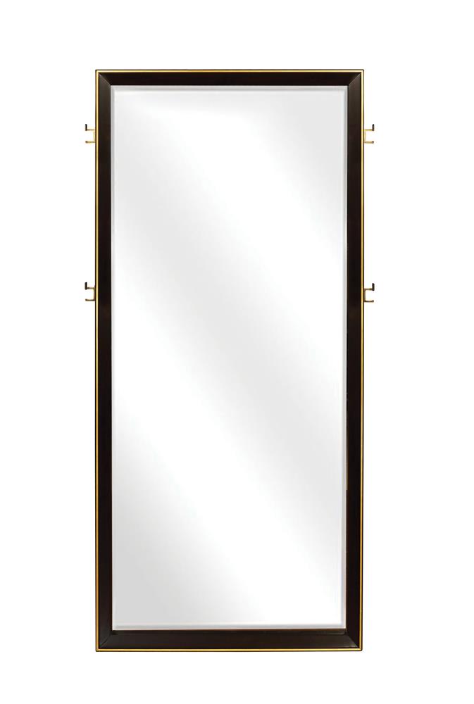 Durango Smoked Peppercorn Floor Mirror - 223270 - Bien Home Furniture & Electronics