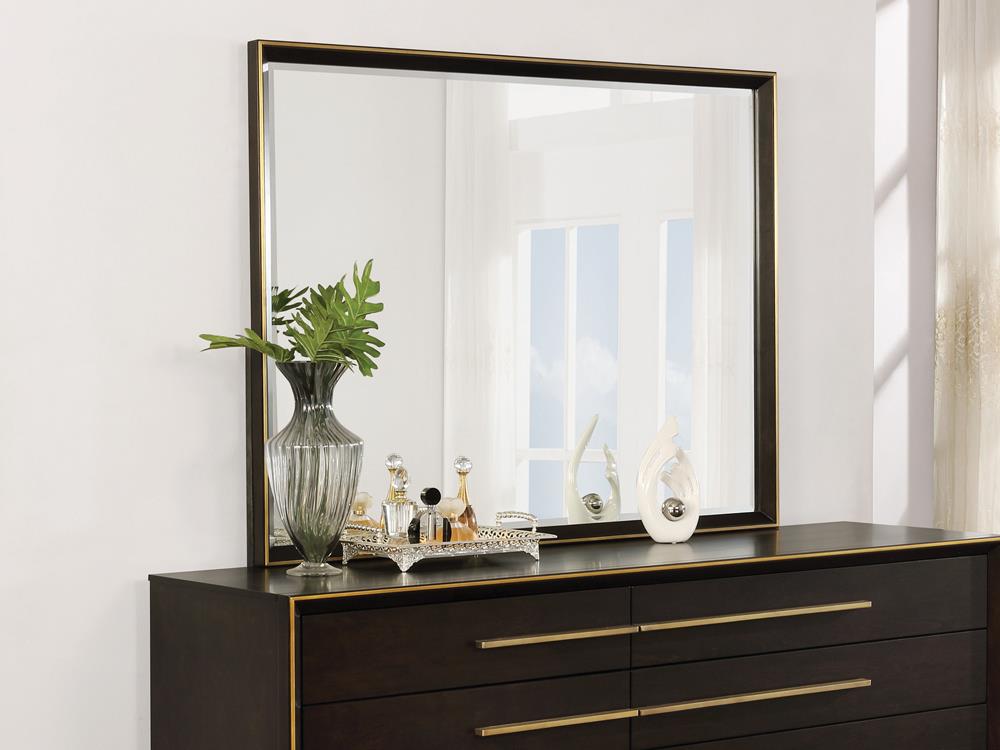 Durango Smoked Peppercorn Mirror - 223264 - Bien Home Furniture & Electronics