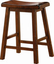 Durant Chestnut Wooden Counter Height Stools, Set of 2 - 180069 - Bien Home Furniture & Electronics