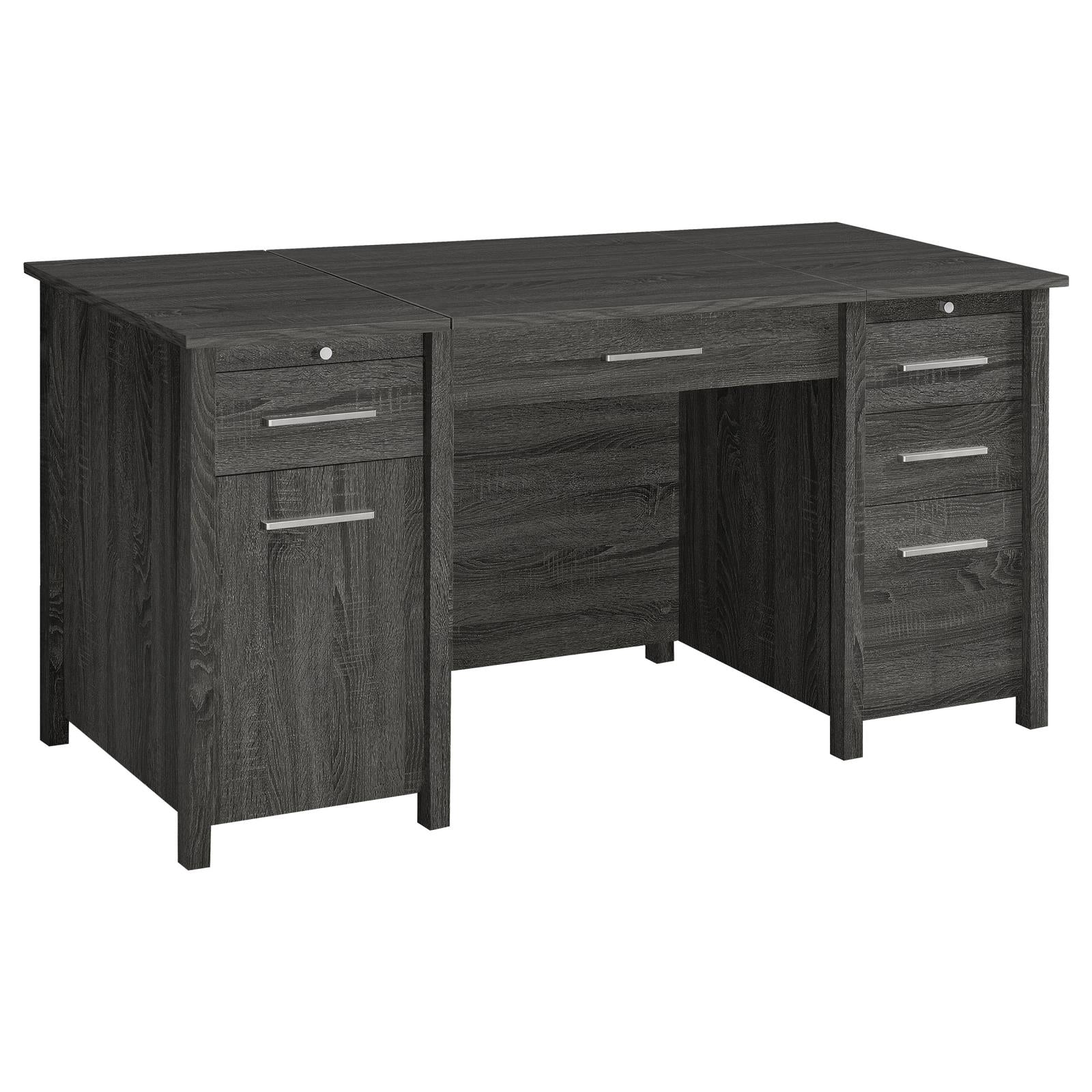 Dylan 4-Drawer Lift Top Office Desk - 801576 - Bien Home Furniture &amp; Electronics