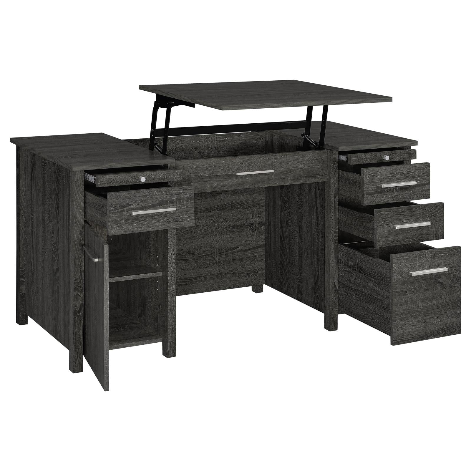 Dylan 4-Drawer Lift Top Office Desk - 801576 - Bien Home Furniture & Electronics